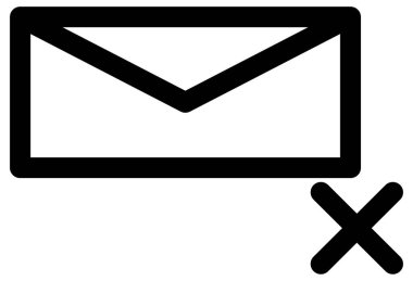 posta zarfı vektör simgesi