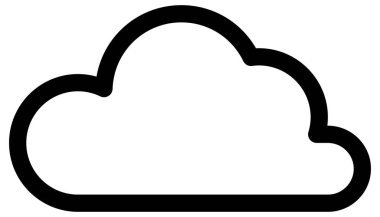 bulut hesaplama vektörü simgesi