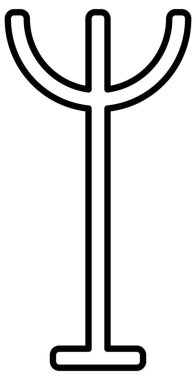 Mobilya simgesinin vektör illüstrasyonu