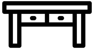 Beyaz üzerine ev vektörü simgesinden basit ve minimalist çalışma