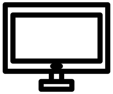 bilgisayar ve aygıt vektör simgesi