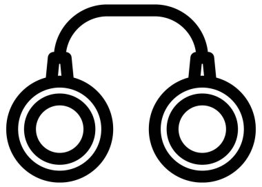 Beyaz üzerine basit ve minimalist ordu vektör simgesi