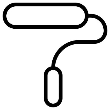  Boya silindirinin basit vektör simgesi