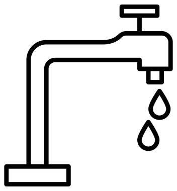 Beyaz üzerine basit ve minimalist ekoloji çizgi vektör simgesi