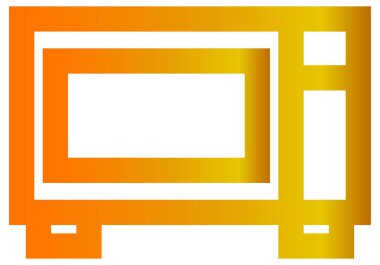 Metnin için yeri olan sarı kare çerçeve. vektör illüstrasyonu