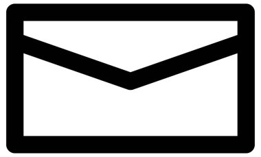 Basit ve minimalist ortam vektör simgesi