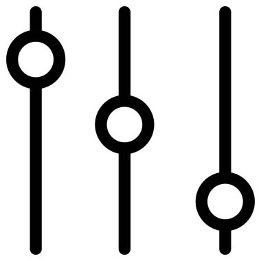 Basit ve minimalist ortam vektör simgesi