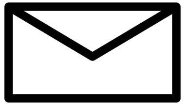 Beyaz üzerine basit ve minimalist haber ve gazetecilik vektör simgesi