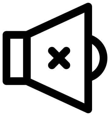 Basit ve minimalist ortam vektör simgesi