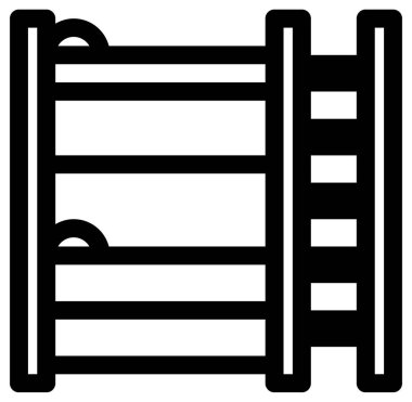 Mobilya simgesinin vektör illüstrasyonu