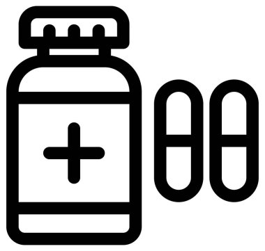 Basit ve minimalist covid-19 vektör simgesi. tıp ve sağlık hizmeti kavramı