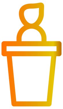 Beyaz arkaplanda hoparlör vektörü simgesi