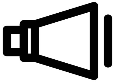 müzik vektörü çizgisi simgesi