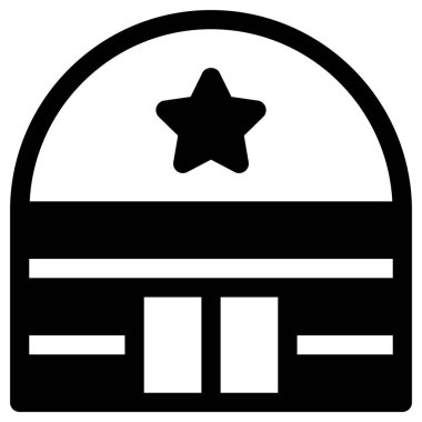 Ordu oluşturma basit vektör simgesi