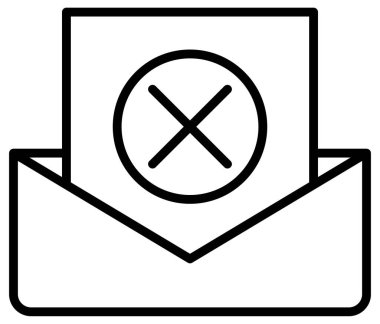 protesto simgesi, satır vektör illüstrasyonu 