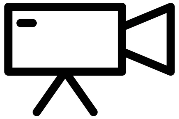 Иконка Вектора Маркетинга Видео — стоковый вектор