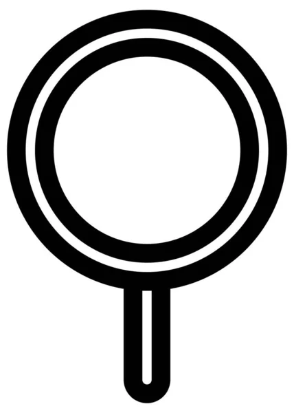 Lupensymbol Vektorillustration — Stockvektor