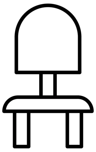 Vektor Illustration Möbler Ikon — Stock vektor