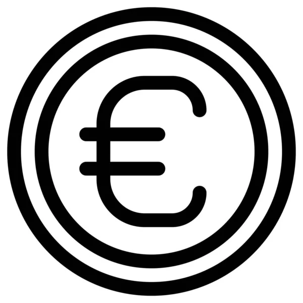 Euron Och Dollarikonen Vektor Illustration — Stock vektor
