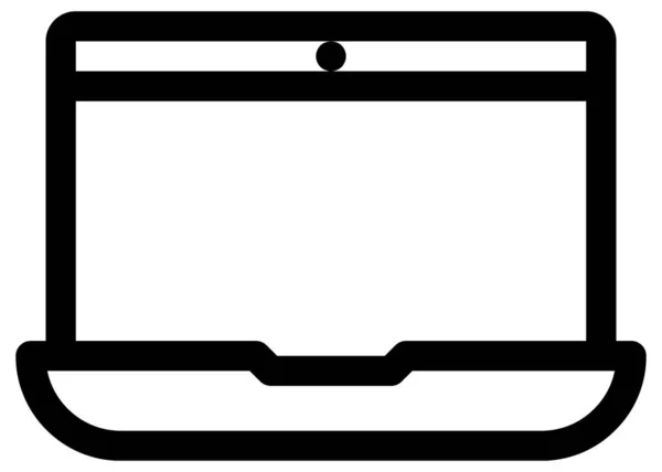 Векторный Значок Ноутбука — стоковый вектор