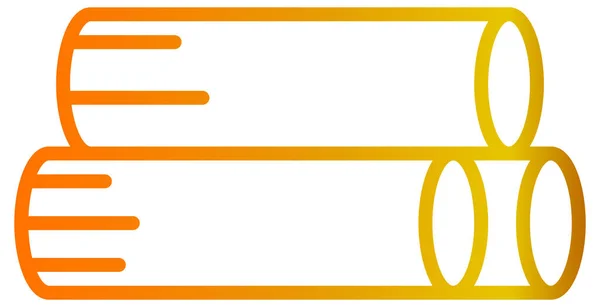 Ilustración Vectorial Carpeta Amarilla Moderna — Vector de stock