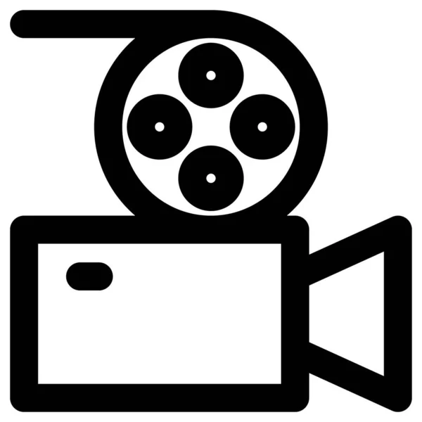 Video Camera Vector Icon — Stock Vector