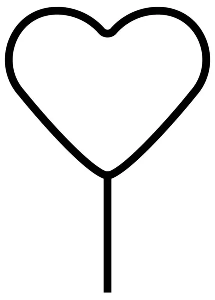 Векторная Иконка Форме Сердца — стоковый вектор