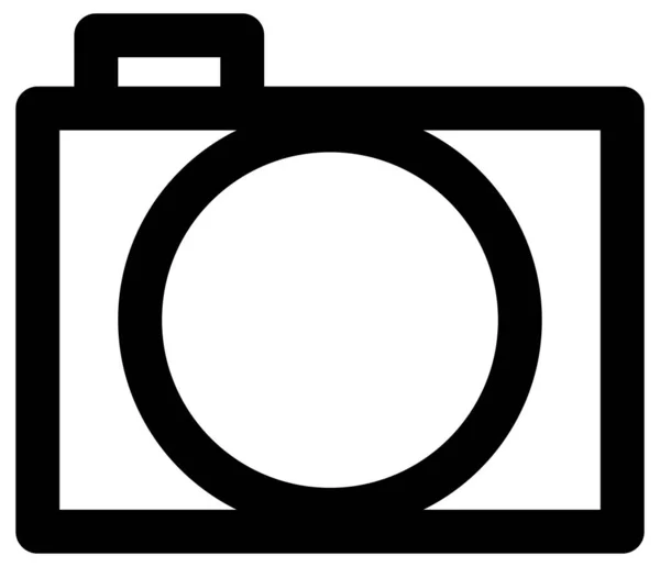 Fotokamera Vektor Symbol — Stockvektor