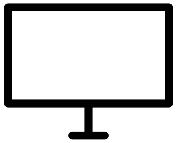 Simple Minimalistic Media Vector Icon — Stock Vector
