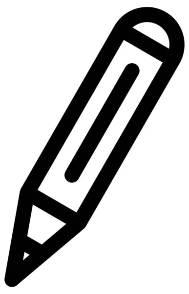 Stift Symbol Vektor Stil Flache Ikonische Symbol — Stockvektor