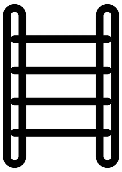 夏季粗体图标 矢量插图 — 图库矢量图片