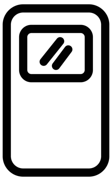 Protest Symbol Linienvektor Illustration — Stockvektor