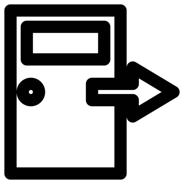 Einfache Und Minimalistische App Benutzeroberfläche Vektor Symbol — Stockvektor