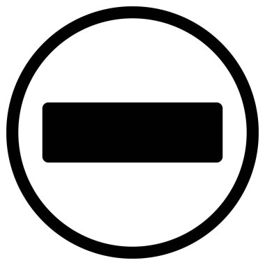 Siyah ve beyaz simgesinin vektör illüstrasyonu