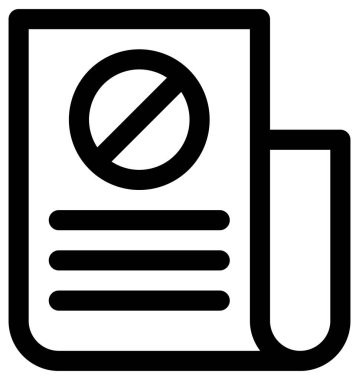 protesto simgesi, satır vektör illüstrasyonu 