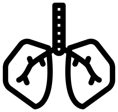 Basit ve minimalist covid-19 vektör simgesi. tıp ve sağlık hizmeti kavramı