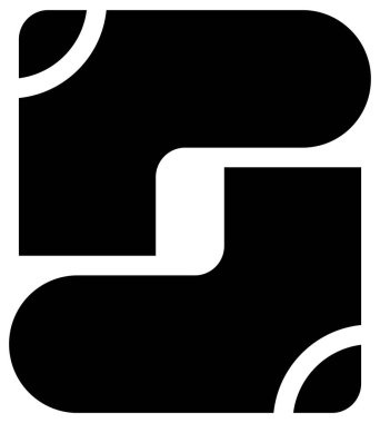 Basit ve minimalist alışveriş vektörü simgesi