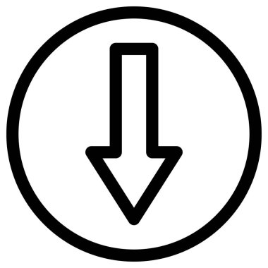 Okun vektör simgesini indir. biçim iki renkli düz semboldür