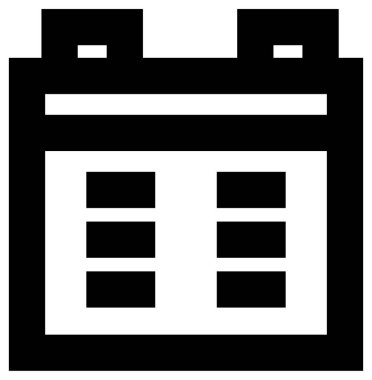 Basit ve minimalist uygulama kullanıcı arayüzü vektör simgesi