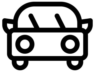 polis arabası vektör simgesi