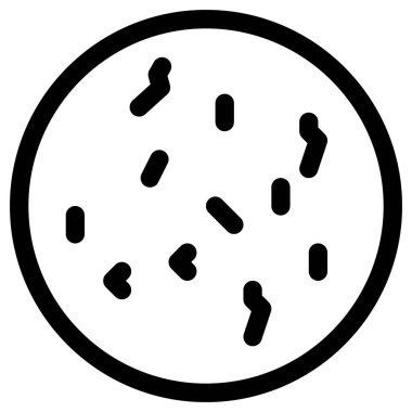 Beyaz arkaplanda basit ve minimal sağlık ve tıp vektörü simgesi