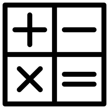 matematik ve rapor vektör simgesi