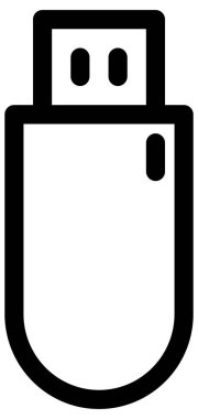 usb simge vektör sembolü