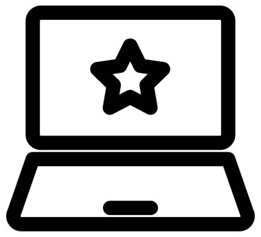 bilgisayar simgesi vektör illüstrasyonu