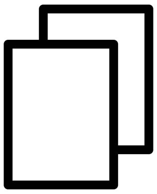 Beyaz üzerine ev vektörü simgesinden basit ve minimalist çalışma