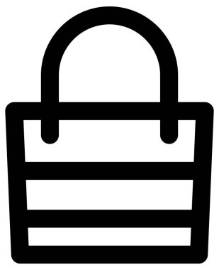 Beyaz arkaplanda izole edilmiş yaz simgesi, vektör illüstrasyonu 