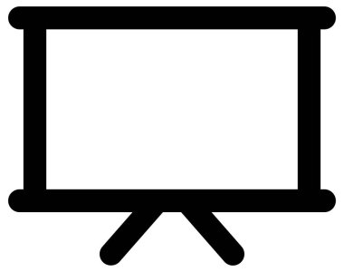 sunum tahtası vektör simgesi