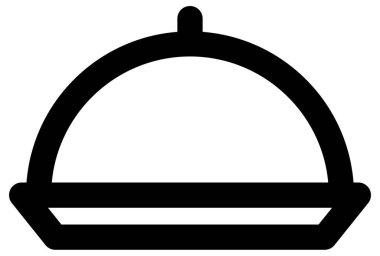 Beyaz arkaplanda basit ve minimalist kutlama vektörü simgesi