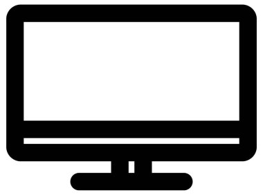 Basit ve minimalist finans cesur vektör simgesi