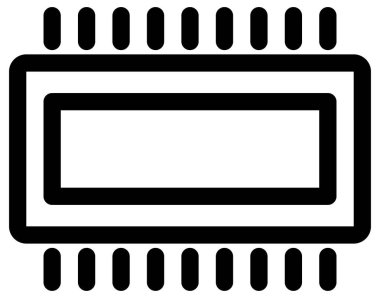 Basit ve minimalist finans cesur vektör simgesi